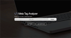 Desktop Screenshot of metatagz.com